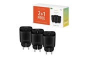 Smarta Hem - Hombli EU Smart Socket Promo Pack 2+1 Black - HBPP-0205
