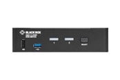 KVM switch - Black Box USB-C 4K KVM Switch 2-Port - KVM switch - 2 ports - TAA Compliant - KVMC4K-2P