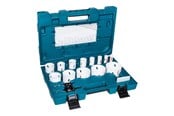 Borr & Bits - Makita hole saw set - for wood plastic aluminium steel - 16 pieces - D-63993