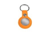 Andra mobiltillbehör - Light Solutions Airtag Key Ring - Leather - Orange - 5714255006872