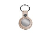Andra mobiltillbehör - Light Solutions Airtag Key Ring - Leather - Grey - 5714255006841