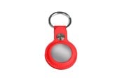 Andra mobiltillbehör - Light Solutions Airtag Key Ring - Leather - Red - 5714255006803