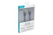 Nätverkskabel - DIGITUS patch cable - 1 m - black - Svart - 1m - DB-160144-010-S