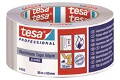 Tejp & lim - tesa Aluminum Tape Strong 50mµ Liner 25m x 50mm - 63652-00001-01
