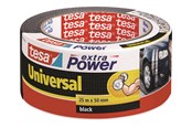 Tejp & lim - tesa Duct Tape extra Power Universal 25m x 50mm Black - 56388-00001-08