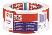 Tejp & lim - tesa Floor Marking Tape 33m x 50m Red-White - 60760-00088-15