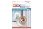 Tejp & lim - tesa Powerbond Mounting Tape Transparent 1.5m x 19mm - 77740-00005-00