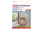 Tejp & lim - tesa Powerbond Mounting Tape Transparent 1.5m x 19mm - 55743-00000-20
