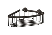 Badrumstillbehör - tesa Aluxx Black corner basket self-adhesive - 40505-00000-00