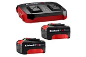 Verktyg - Einhell Power-X-Change startsats 2 x 18 V/4,0 A och twin-laddare - 4512112