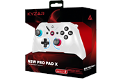 Spel Tillbehör - Kyzar Switch Pro - White - Wireless Controller - Nintendo Switch 2 - KYZARNSWPROPADXWHITE