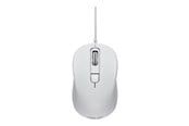 Mus - ASUS MU101C Blue Ray Silent - Mouse - Optic - 3 knappar - Vit - 90XB05RN-BMU010