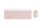 Tangentbord - Logitech Slim Wireless Combo MK470 - Tastatur & Mus set - Universal - Rosa - 920-011322