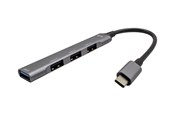 USB Hub - I-Tec - hub - 4 ports USB Hub - 4 porte - Grey - C31HUBMETALMINI4