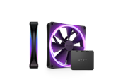 Chassi fläkt - NZXT F140 RGB DUO 2-pack & RGB Controller - Black - Chassi fläkt - 140mm - Svart med RGB LED - 36 dBA - RF-D14DF-B1