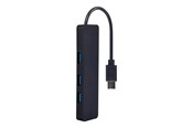 USB Hub - Gembird UHB-CM-U3P4-01 - hub - 4 ports USB Hub - USB 3.2 - 4 porte - Svart - UHB-CM-U3P4-01