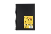 Skriv- och ritverktyg - Derwent A4 Black Book Wire Bound Portrait - 2300379