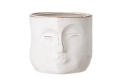 Decoration - Bloomingville Face Flowerpot - White - 82048963
