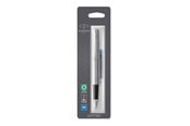 Skriv- och ritverktyg - Parker Jotter reservoarpenna, rostfritt stål med kromdetaljer, blått bläck med medium spets, bubbelförpackning - 2031012