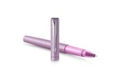 Skriv- och ritverktyg - Parker Vector XL Rollerball-penna | Metallisk lila lack på mässing | Fin spets med svart bläckfyllning | Presentförpackning - 2159778