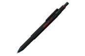 Skriv- och ritverktyg - Rotring rOtring 6 3-i-1-penna med flera färger och mekanisk blyertspenna | Svart och röd kulspets | 1 mekaniskt blyertsstift (,5 mm) | Svart hylsa - 2164108