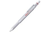 Skriv- och ritverktyg - Rotring rOtring 6 3-in-1 Multicolour Pen and Mechanical Pencil | Black & Red Ballpoint Pen Tips | 1 Mechanical Pencil Tip (.5mm) | Silver Barrel - 2164109