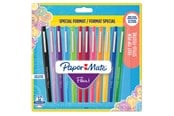 Skriv- och ritverktyg - Paper Mate Flair filtspetspennor | Mediumspets (0,7 mm) | Sorterade färger | 12 stycken - 2048987