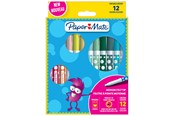 Tejp & lim - Paper Mate tuschpennor för barn med filtspets | Tvättbar | Blandade färger | 12 delar - 2166507