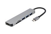 Dockning - Gembird Cablexpert - docking station - USB-C 3.1 Gen 1 - HDMI - A-CM-COMBO6-02