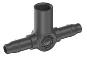 Trädgårdsvattning - Gardena T-koppling med spridarfäste 4,6 mm (3/16") - 13216-20