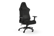 Gamingstol - Corsair TC100 Relaxed Fabric Gaming Stol - Svart - Tyg - Upp till 120 kg - CF-9010051-WW