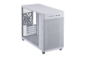 Chassi - ASUS Prime AP201 Tempered Glass - White - Chassi - Minitower - Vit - 90DC00G3-B39010