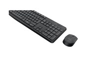 Tangentbord - Logitech MK235 - keyboard and mouse set - QWERTZ - Slovak - Tastatur & Mus set - Slovakiska - Grå - 920-008031