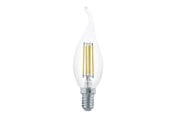 Glödlampor - EGLO LED-glödlampa CF35 Candle 4W/827 350 lumen clear E14 - 110017