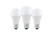 Glödlampor - EGLO LED-glödlampa A60 Standard 8.5W/830 806 lumen matt 3-pack E27 - 113111