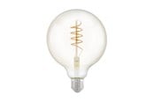 Glödlampor - EGLO LED-glödlampa G125 Globe 4W/822 270 lumen clear 3-step dimmable E27 - 113053