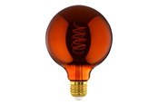 Glödlampor - EGLO LED-glödlampa G125 Globe 4W/620 30 lumen copper dimmable E27 - 110093