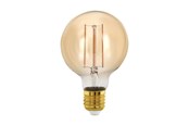 Glödlampor - EGLO LED-glödlampa G80 Globe 4W/817 300 lumen amber dimmable E27 - 110063