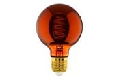 Glödlampor - EGLO LED-glödlampa G80 Globe 4W/622 30 lumen copper dimmable E27 - 110091