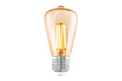 Glödlampor - EGLO LED-glödlampa ST48 Drop 4W/822 270 lumen amber E27 - 110054