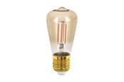 Glödlampor - EGLO LED-glödlampa ST48 Drop 4W/817 300 lumen amber dimmable E27 - 110066