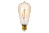 Glödlampor - EGLO LED-glödlampa ST64 4W/822 270 lumen amber E27 - 110055