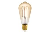 Glödlampor - EGLO LED-glödlampa ST64 4W/817 300 lumen amber dimmable E27 - 110067