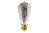 Glödlampor - EGLO LED-glödlampa ST64 Spiral 4W/820 100 lumen smoky dimmable E27 - 110088