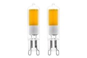 Glödlampor - EGLO LED-glödlampa COB 2W/840 200 lumen 2-pack G9 - 110153