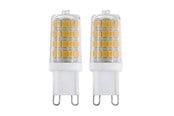 Glödlampor - EGLO LED-glödlampa SMD 3W/840 320 lumen 2-pack G9 - 110155