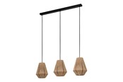 Lampor - EGLO ALDERNEY long table pendant natural - 43786
