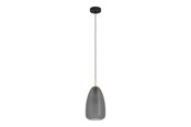 Lampor - EGLO ALOBRASE pendant Ø200 mm matt grey - 900506