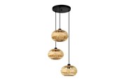 Lampor - EGLO AMSFIELD 1 cluster pendant natural - 43864