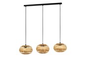 Lampor - EGLO AMSFIELD 1 long table pendant natural - 43863